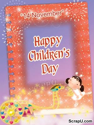 14 November Happy Children’s Day Wishes Greeting card