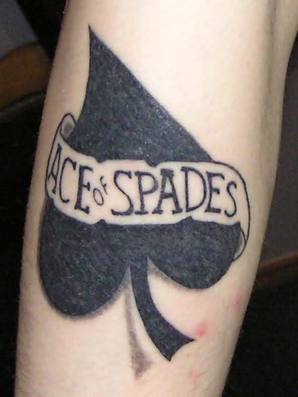 Ace Of Spades Tattoo For Women