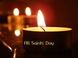 All Saints Day wishes with lamps picture