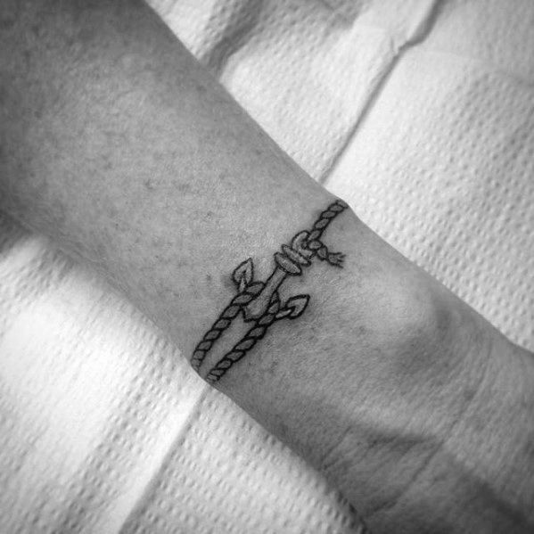 Anchor Bracelet Tattoo Wrist
