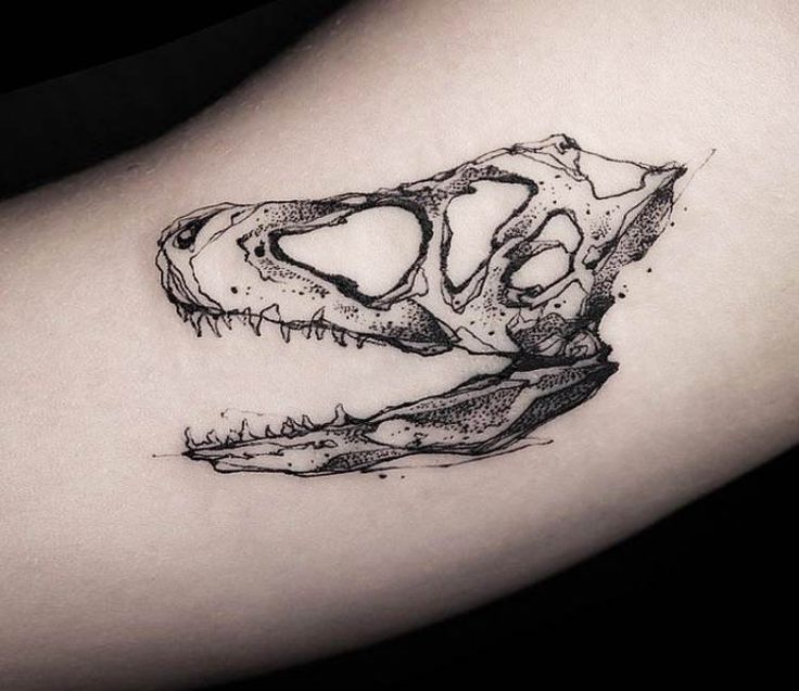 Animal Skull Tattoo Design Idea