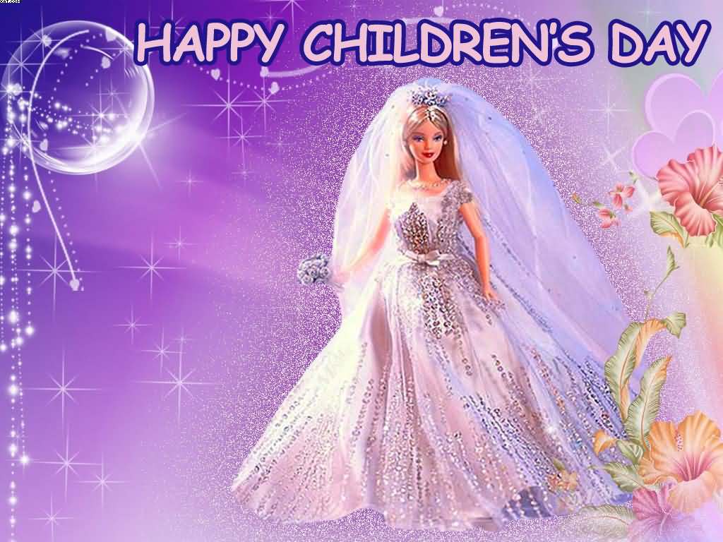 Barbie doll Happy Children’s Day wishes for kids