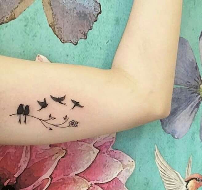 Birds Tattoo On Arm