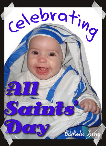 Celebrating All Saints Day Laughing Baby Picture