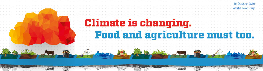 Climate Is Changing Food And Agriculture Must Too World Food Day Header Image