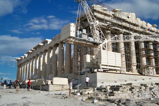 Construction On the Parthenon