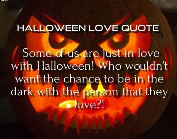Cute halloween love quote picture