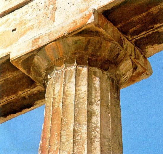 Details of Doric Column Of Parthenon