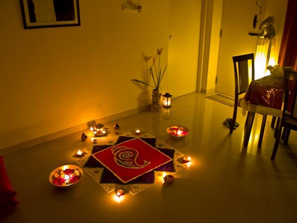Diwali Rangoli Design For Indoor Home