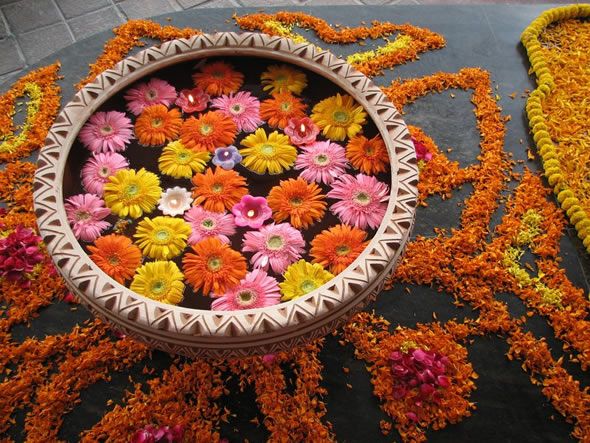 Flowers Decoration For Diwali