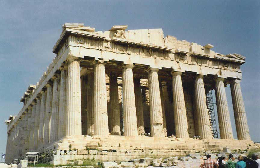 Front Of the Parthenon Temple