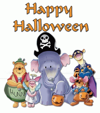 Halloween wishes from Winnie the pooh image