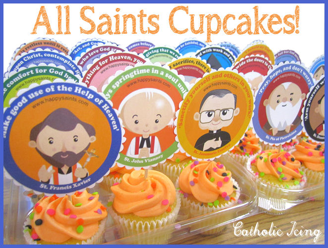 Happy All Saints Day cupcakes