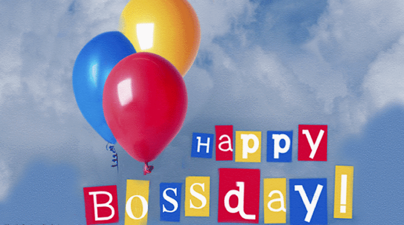 Happy Boss Day Balloons Picture