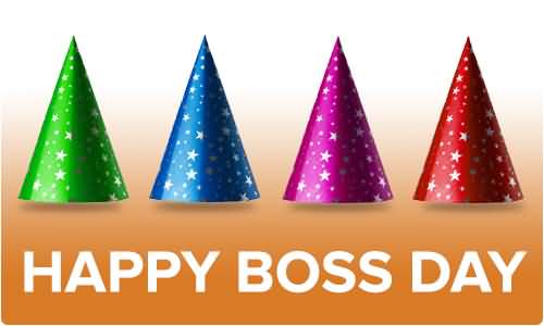 Happy Boss Day Party Caps Picture
