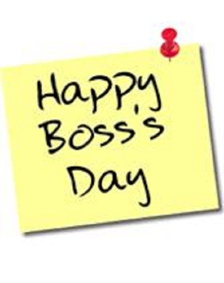 Happy Boss's Day Sticky Note