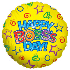 Happy Boss’s Day Yellow Balloon