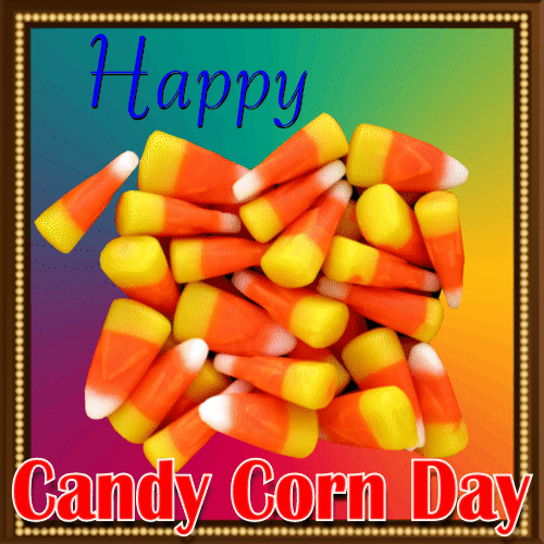 Happy Candy Corn Day Animated Ecard