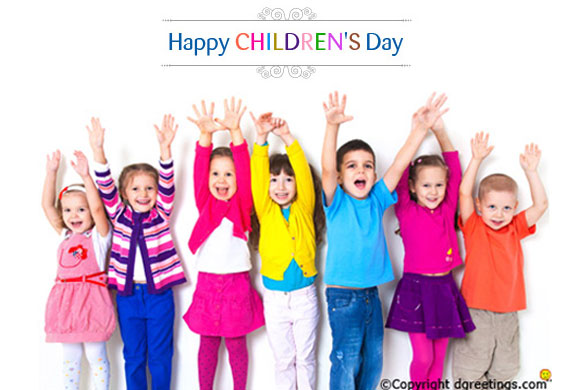 Happy Children’s Day Kids In Jolly Mood