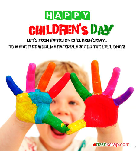 Happy Children’s Day Let’s Join Hands On Children's Day