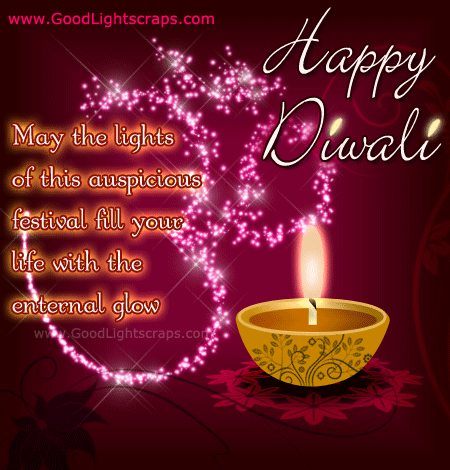 Happy Diwali Glitter Picture