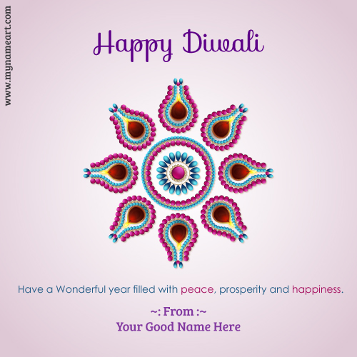 Happy Diwali Have A Wonderful Year Filled With Peace, Prosperity And Happiness Greeting Card