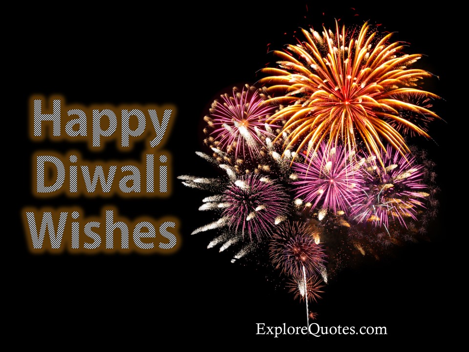 Happy Diwali Wishes Fireworks Picture