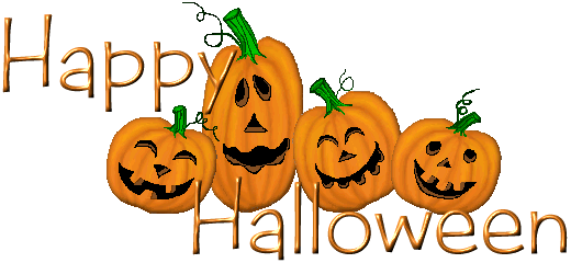 Happy Halloween Pumpkins Clipart