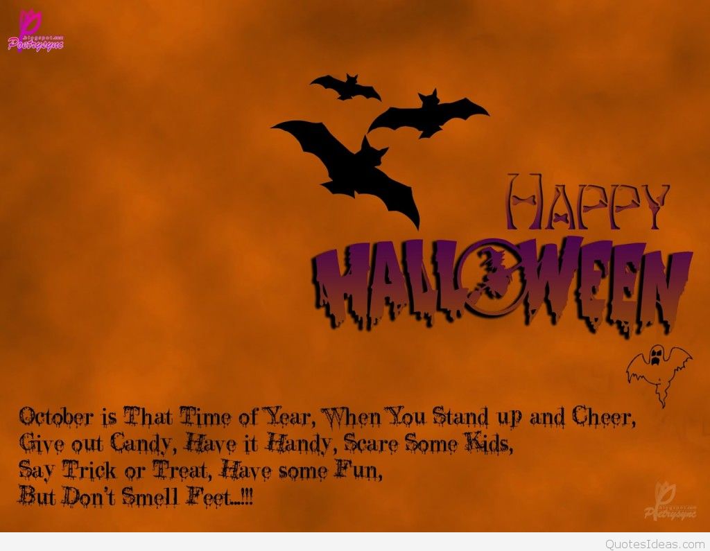 Happy Halloween bats wallpaper