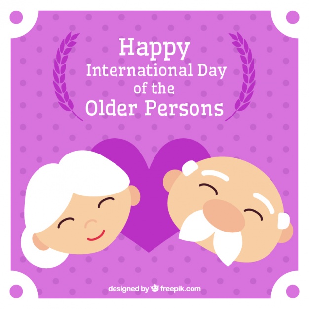 Happy International Day of Older Persons Greeting Card