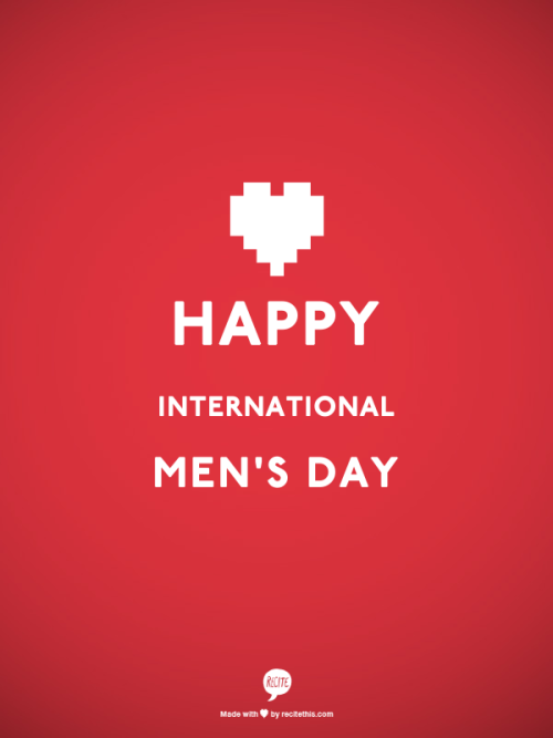 Happy International Men’s Day Card