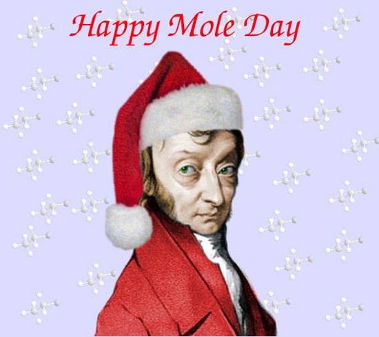 Happy Mole Day Avogadro With Cap
