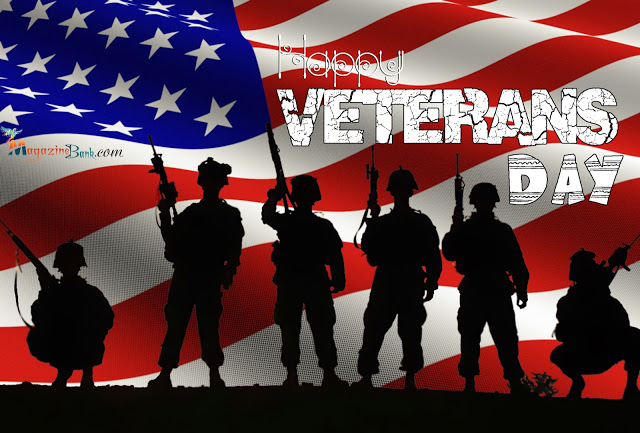 Happy Veterans Day American soldiers