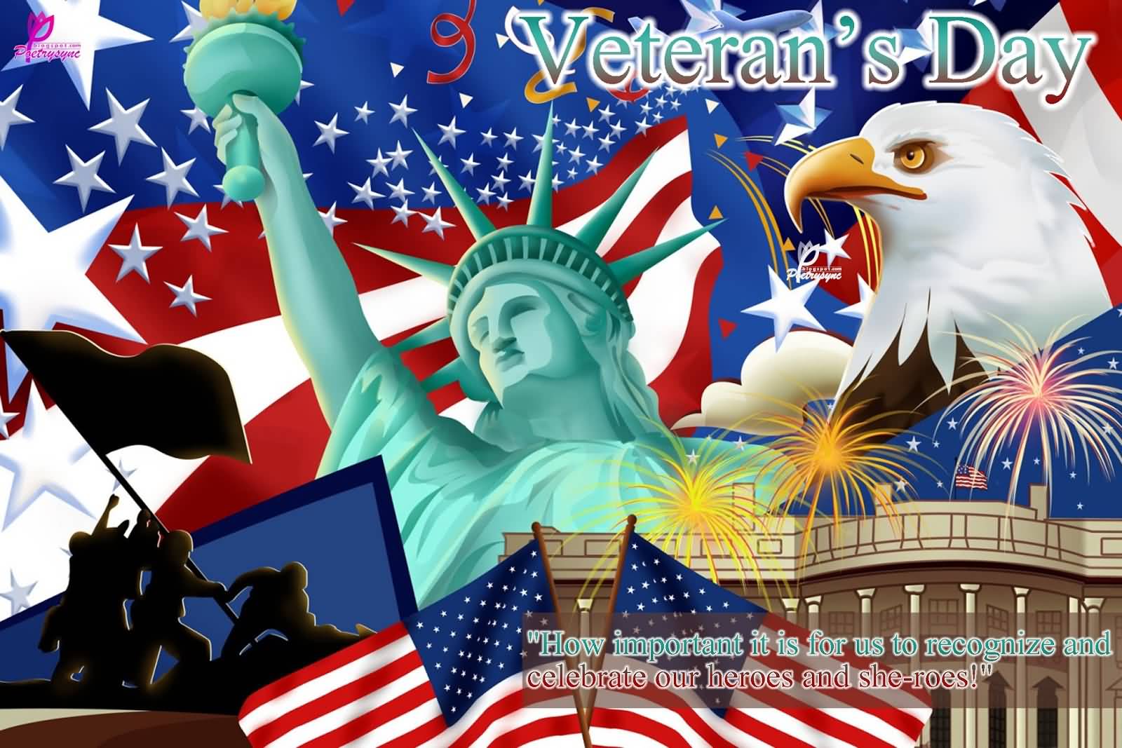 Happy Veterans Day celebration wallpaper
