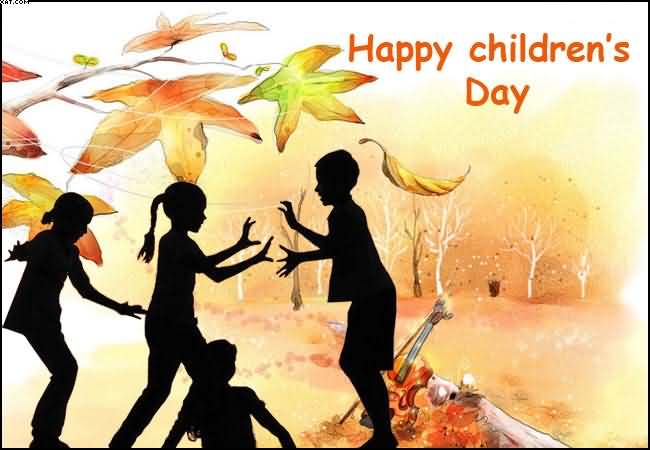Happy children’s day playing children image
