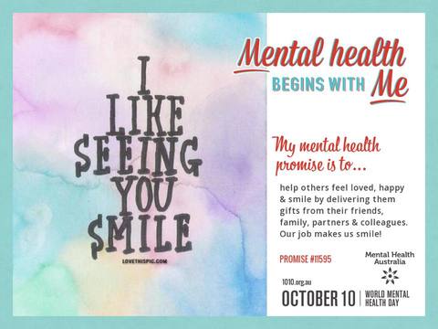 I Like Seeing You Smile World Mental Health Day