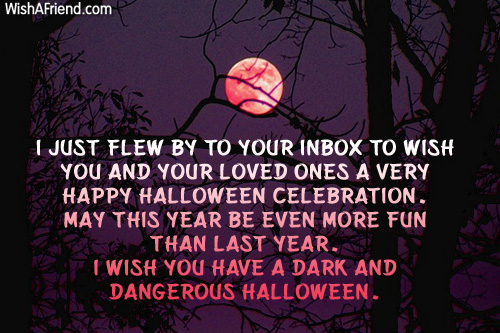 I wish you ahve a dark and dangerous halloween trees and moon background picture
