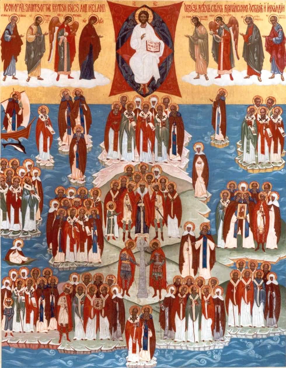 Icons of all saints Happy All Saints Day