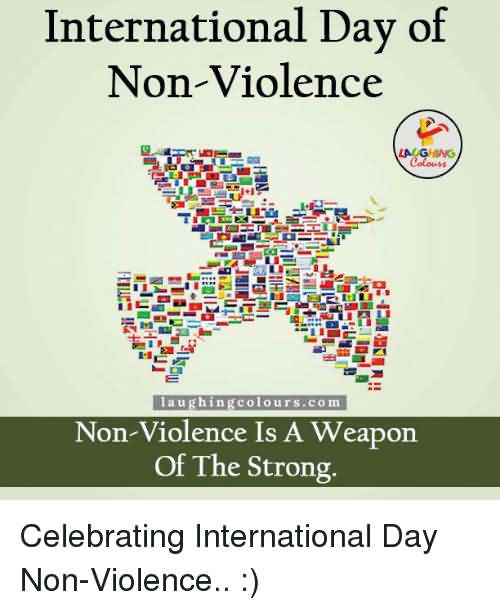 International Day of Non Violence Card