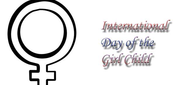 International Day of the Girl Child Sign