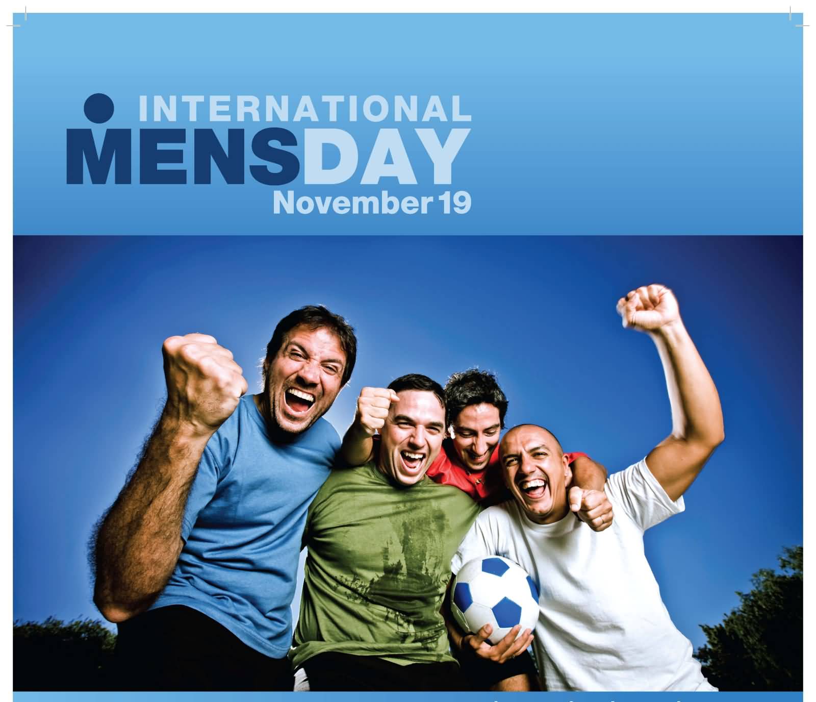 International Mens Day November 19 Men Playing Football