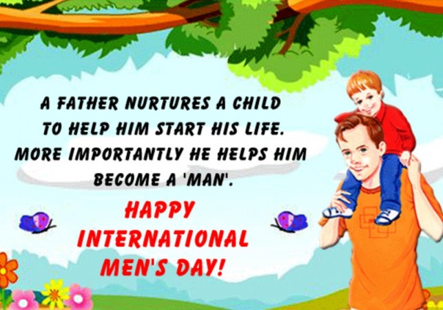 International Men’s Day father and son picture