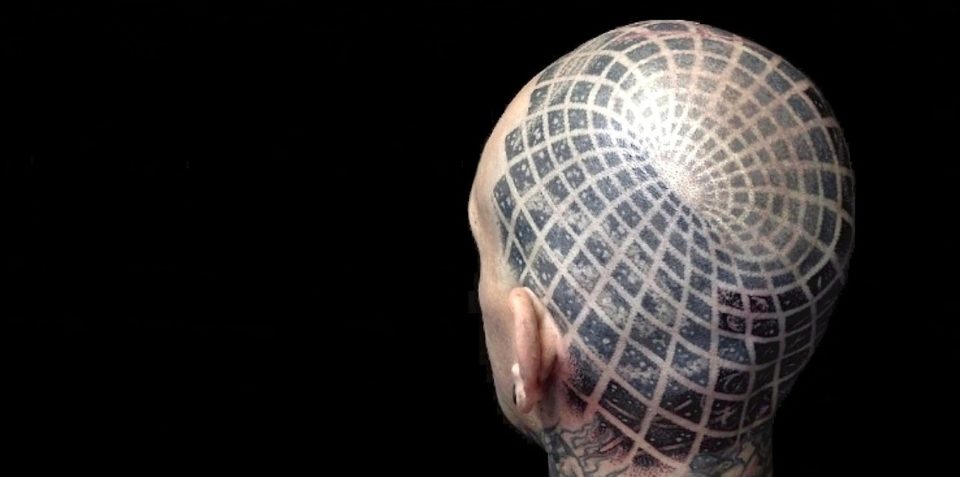 Into The Void 3d Tattoo On head