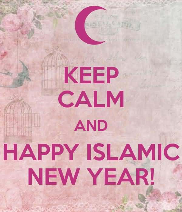 Keep Calm And Happy Islamic New Year Card