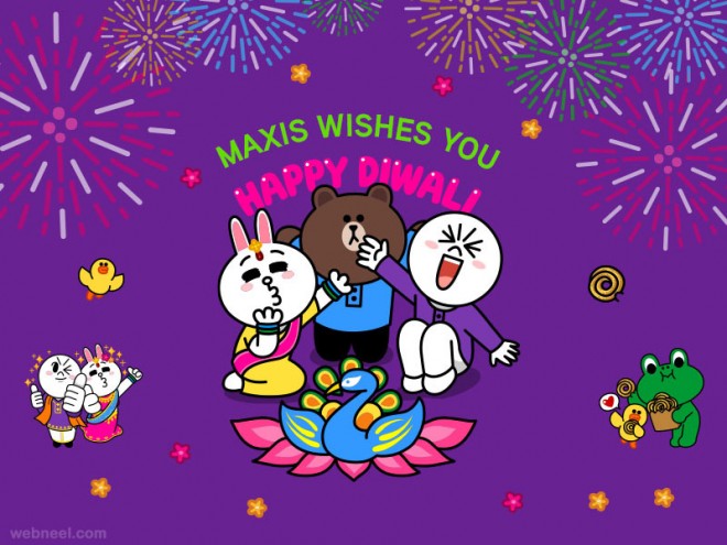 Maxis Wishes You Happy Diwali