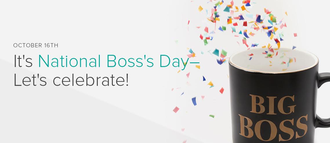 October 16th It's National Boss's Day Let's Celebrate Facebook Cover Picture