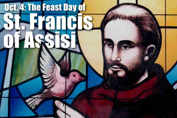 October 4 The Feast Day of Saint Francis of Assisi