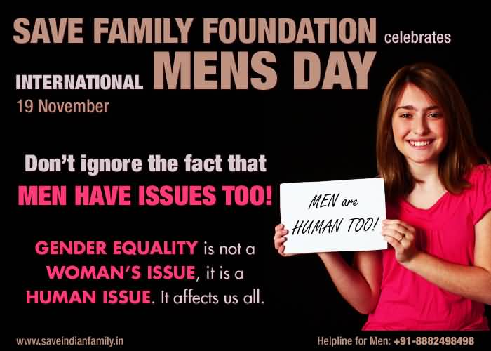 Save the family foundation celebrates International Men’s Day 19 november