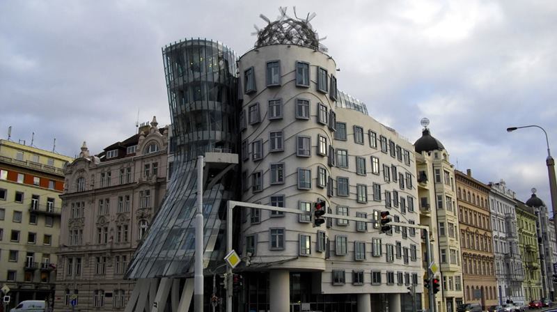 The Dancing House Facade Picture