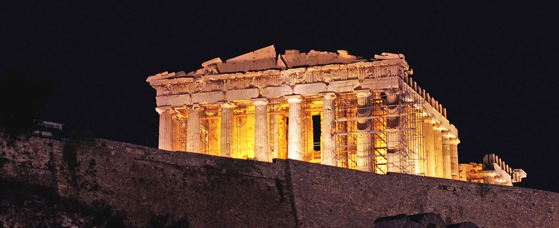 The Parthenon Looks Amazing By Night